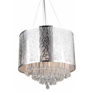 Contemporary Decorative Pendant Lamp with Round Lampshade (MD6004B-CH)